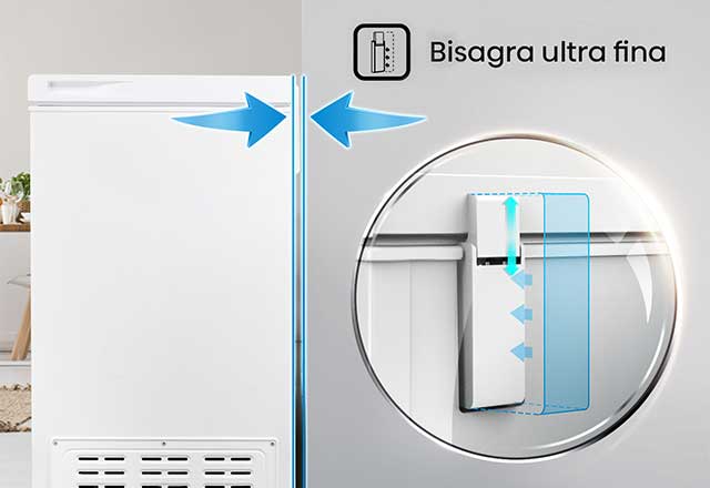 Hisense Congelador de 3.4p³ blanco